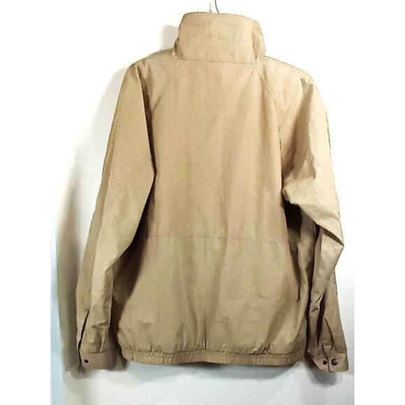 Field & Stream Barn Style Coat Men's Large Beige Canvas Zip & Snap Closure VTG - Picture 2 of 10